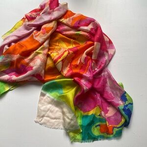 Bright Lightweight Summer Scarf